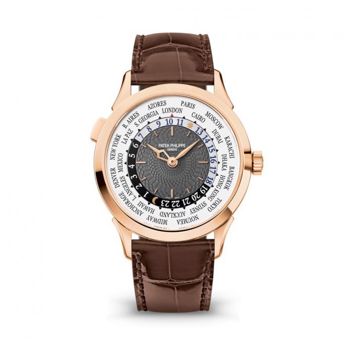 Patek Philippe World Time 18k Rose Gold Watch 38.5mm