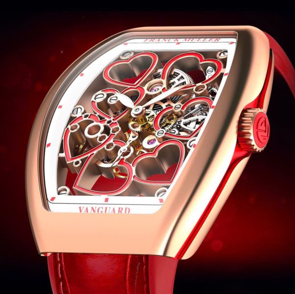 Franck Muller vanguard V 38 S6 SQT HEART (RG)