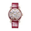 CHOPARD 274891-5004 HAPPY SPORT DIAMONDS RUBIES 36MM