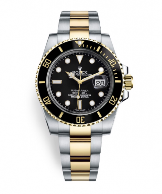 Rolex Submariner Date 40mm Stainless Steel and Gold Black 116613LN-0001