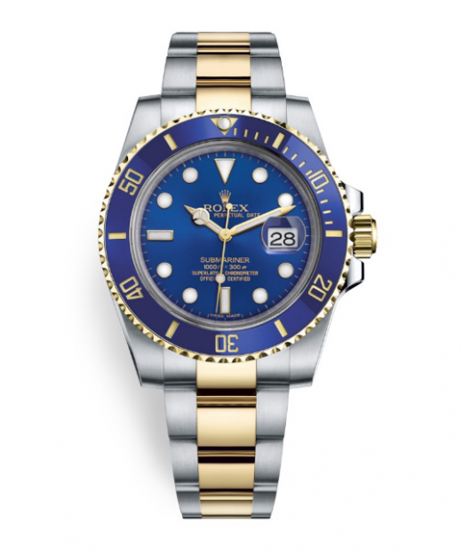 Rolex Submariner Date 40mm Stainless Steel and Gold Blue 116613LB-0005