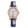 CHOPARD HAPPY SPORT 275362-5002 OVAL 18K DIAMONDS
