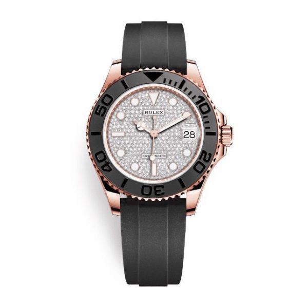 Rolex Yacht-Master 37mm Rose Gold Diamonds 268655-0007