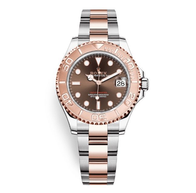 Rolex Yacht-Master 37mm Stainless Steel & Rose Gold Chocolate 268621-0003