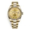 Rolex Sky Dweller 42mm Champagne Index 326938-0003
