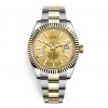 Rolex Sky Dweller 42mm Champagne Index 326933-0001