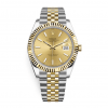 Rolex Datejust 41mm Steel and Yellow Gold 126333-0010 mặt vàng New