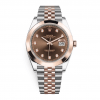 Rolex Datejust 41mm Steel and Everose Gold Chocolate Diamonds 126301-0004