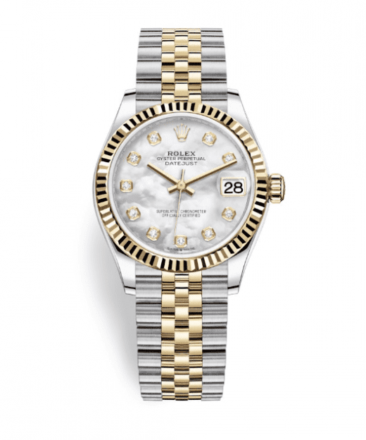 Rolex Datejust 31mm Stainless Steel and Yellow Gold MOP Dial 278273-0028