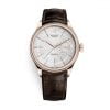 Rolex Cellini Date 39mm Rose Gold Silver Brown 50515-0008