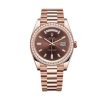 Rolex Day-Date 40mm Rose Gold 228345RBR-0006 Chocolate