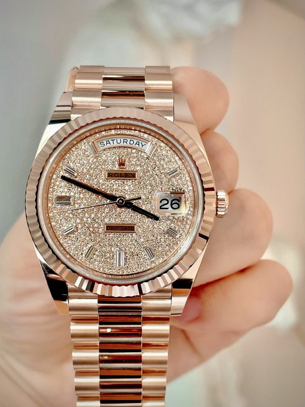 Rolex Day-Date 40mm Rose Gold 228235-0036 new 2023