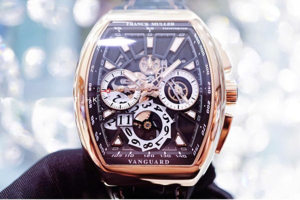 Franck Muller vanguard V 45 CC GD SQT BR (NR) Rose Gold