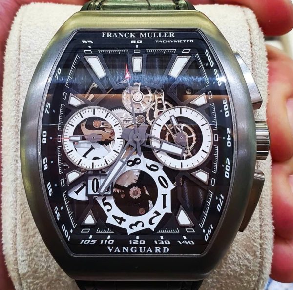 Franck Muller vanguard V 45 CC GD SQT BR (NR) black