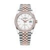Rolex Steel and Everose Rolesor Datejust 36mm Watch - 126281RBR wij