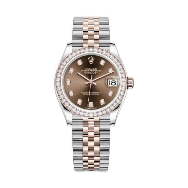 Rolex Datejust 31mm Stainless Steel and Rose Gold – 278381 Chocolate New