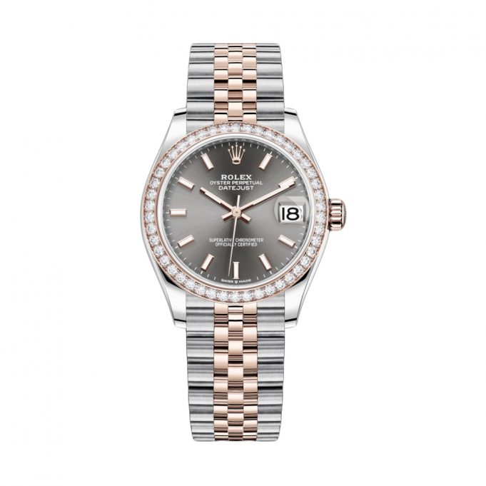 Rolex Datejust 31mm Stainless Steel and Rose Gold - 278381 mặt ghi