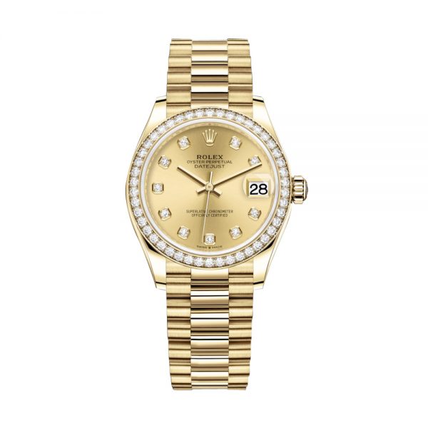 Rolex Datejust 31mm Yellow Gold Ladies Watch - 278288RBR chdp