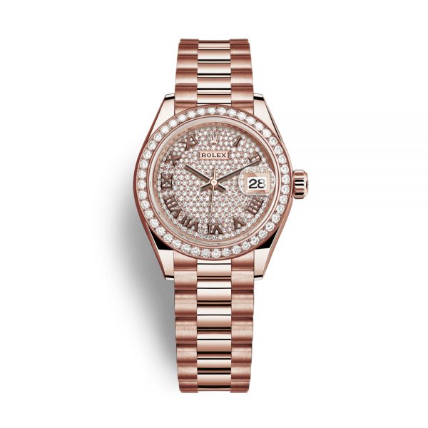 Rolex Everose Gold Lady-Datejust 28mm Watch - 279135RBR dprp
