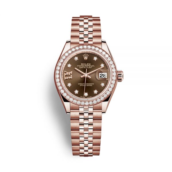 Rolex Everose Gold Lady-Datejust 28mm Watch - 279135RBR cho9dix8dj
