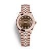 Rolex Everose Gold Lady-Datejust 28mm Watch - Domed Bezel - 279165