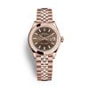 Rolex Everose Gold Lady-Datejust 28 Watch - Domed Bezel - 279165 choij