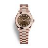 Rolex Everose Gold Lady-Datejust 28mm Watch - Domed Bezel - 279165