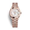 Rolex Everose Gold Lady-Datejust 28mm Watch - Domed Bezel - 279165 wrp