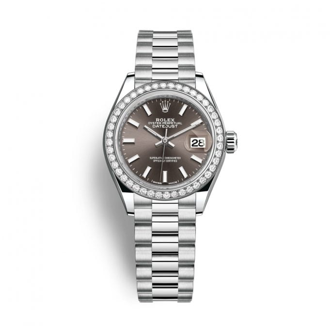 Rolex Platinum Lady-Datejust 28mm Watch - 279136RBR dkgip