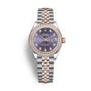 Rolex Steel and Everose Gold Rolesor Lady-Datejust 28mm Watch - 279381RBR audj