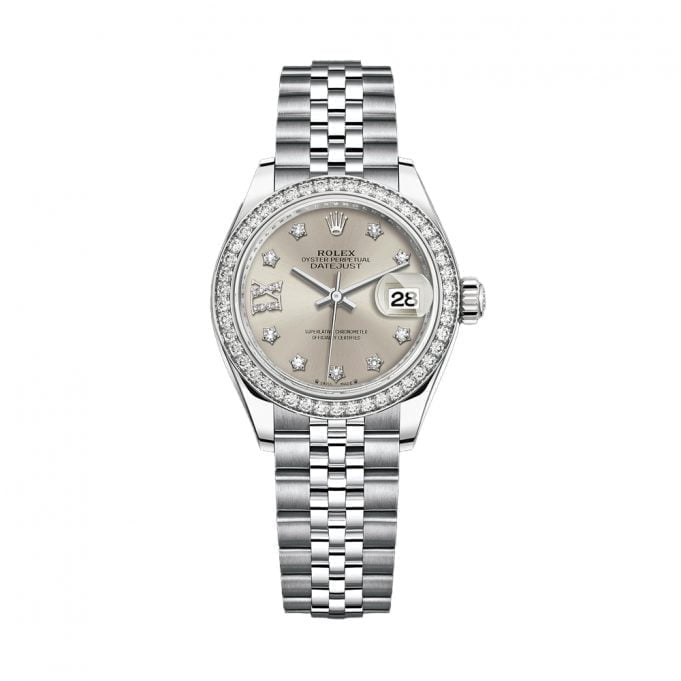 Rolex Steel and White Gold Rolesor Lady-Datejust 28mm Watch - 279384RBR s9dix8dj