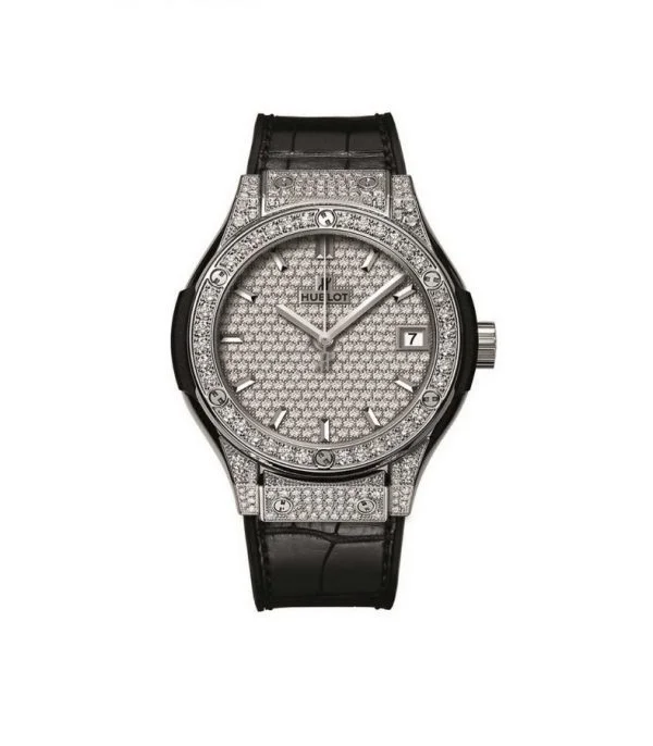 Hublot Classic Fusion Titanium Full Diamonds 33 mm
