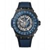 HUBLOT BIG BANG UNICO GMT CARBON BLUE CERAMIC 45mm