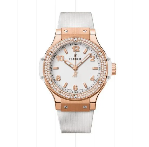 HUBLOT BIG BANG GOLD WHITE DIAMONDS 38mm