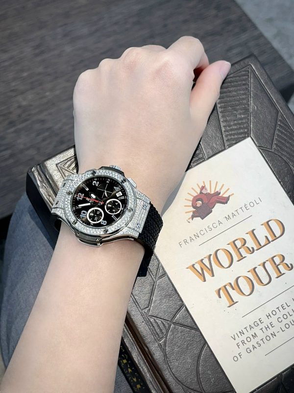 HUBLOT BIG BANG STEEL PAVÉ 41mm