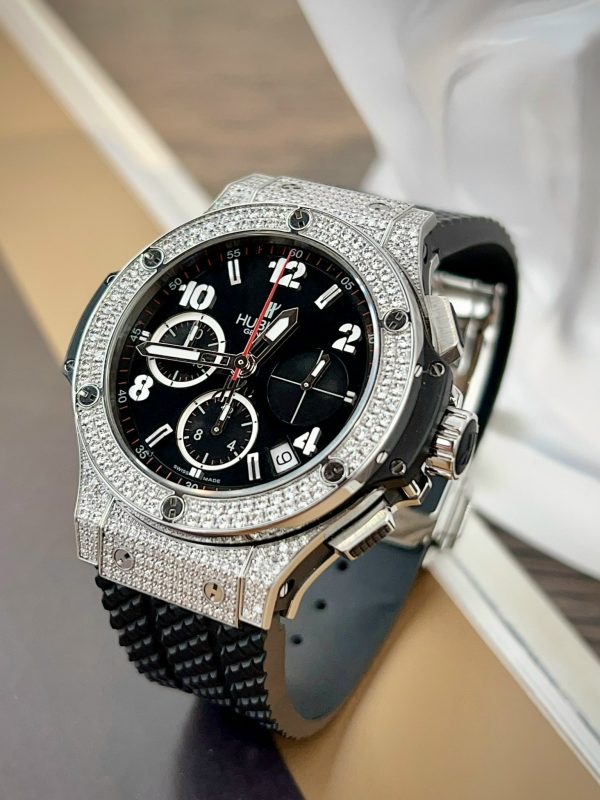 HUBLOT BIG BANG STEEL PAVÉ 41mm