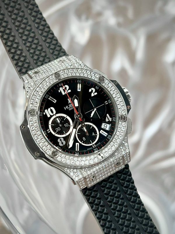 HUBLOT BIG BANG STEEL PAVÉ 41mm