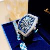 Franck Muller Vanguard V41 Steel Diamond Yachting Blue
