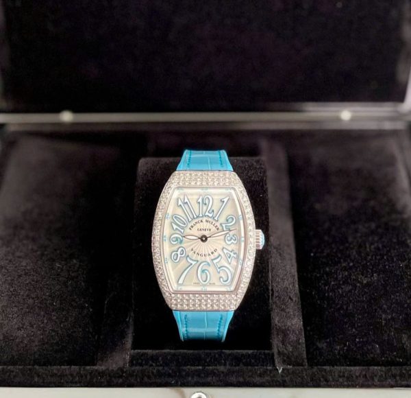 Franck Muller vanguard V 32 QZ D AC blue