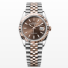 Rolex Steel and Everose Rolesor Datejust 36mm Chocolate Dial - Jubilee 126231-0043 New