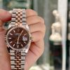 Rolex Steel and Everose Rolesor Datejust 36mm Chocolate Dial - Jubilee 126231-0043 New