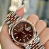 Rolex Steel and Everose Rolesor Datejust 36mm Chocolate Dial - Jubilee 126231-0043 New