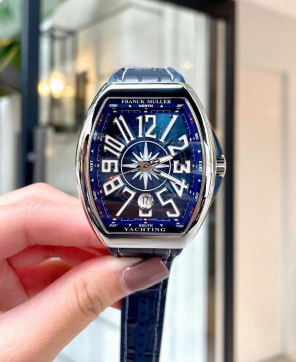 Franck Muller Vanguard V41 Steel Yachting Blue