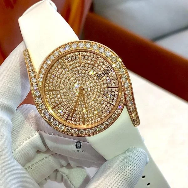 PIAGET Limelight Gala 18 Carat Rose Gold Diamond Pave Dial Ladies