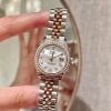 Rolex Lady-Datejust 28mm Stainless Steel and Everose Gold MOP 279381RBR-0013 used 2017