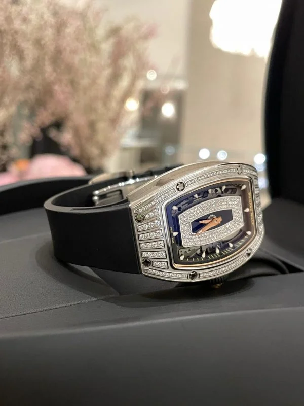 Richard Mille RM 07 01 White Gold Mediumset Diamond Onyx