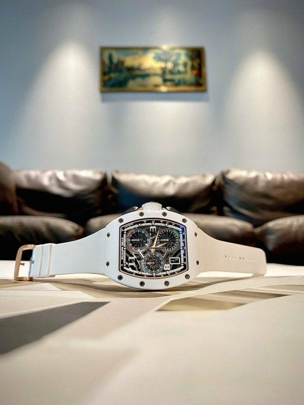 Richard Mille RM 72-01 White Ceramic Lifestyle In-House Chronograph White Ceramic