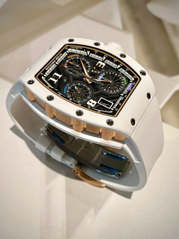 Richard Mille RM 72-01 White Ceramic Lifestyle In-House Chronograph White Ceramic
