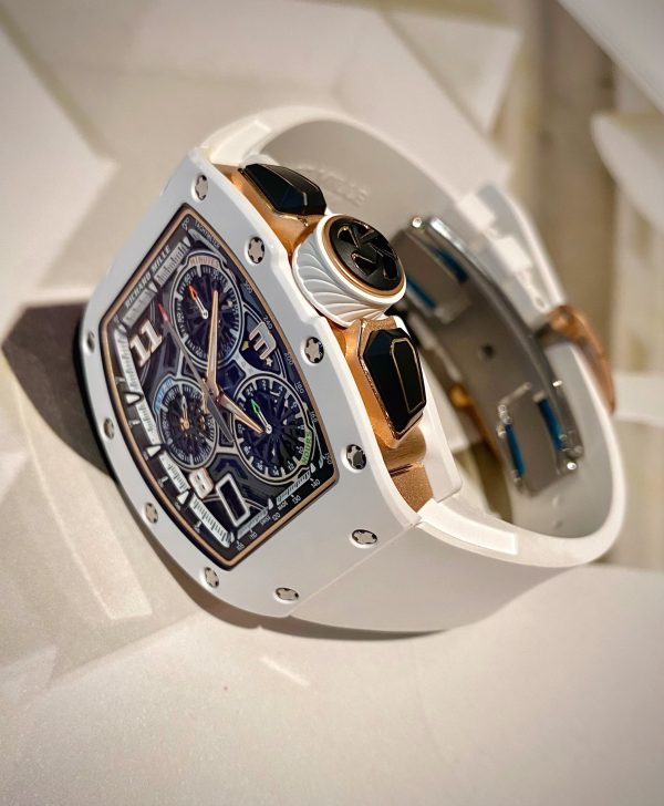 Richard Mille RM 72-01 White Ceramic Lifestyle In-House Chronograph White Ceramic