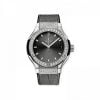 Hublot Classic Fusion Grey Titanium Diamonds 33mm New